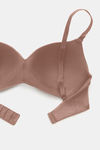 Zivame At Work Padded Non Wired 3/4Th Coverage T-Shirt Bra - Beaver Fur — thumbnail 9